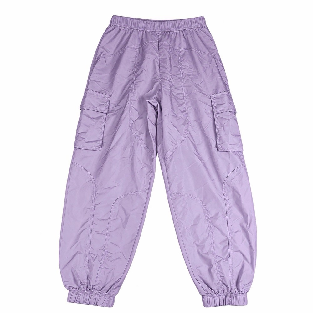 Fabletics Parachute Pant L Womens Cargo Jogger Lilac Lily Shine PT2356951-8367